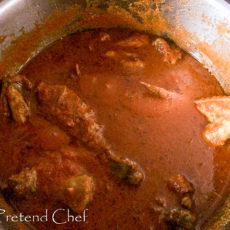 Fresh, light and healthy Nigerian boiled tomato stew with chicken