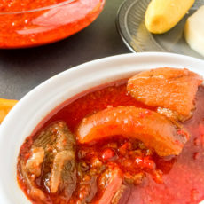 Spicy Cayenne Pepper Stew (Shombo Stew)