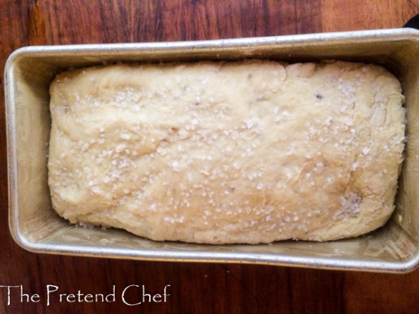 Rice Bread using cooked rice in a loaf tin