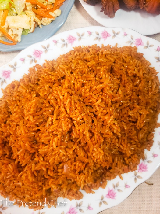 Nigerian Jollof Rice (smoky without firewood or buring)